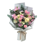 Pastel Mix Flower Hand Bouquet