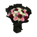 Mix Roses Hand Bouquet