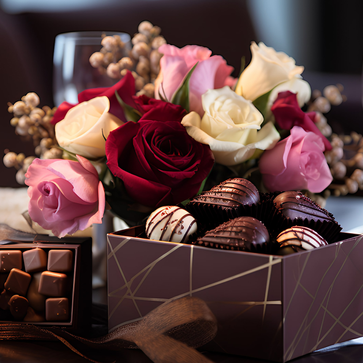 memento flowers chocolates
